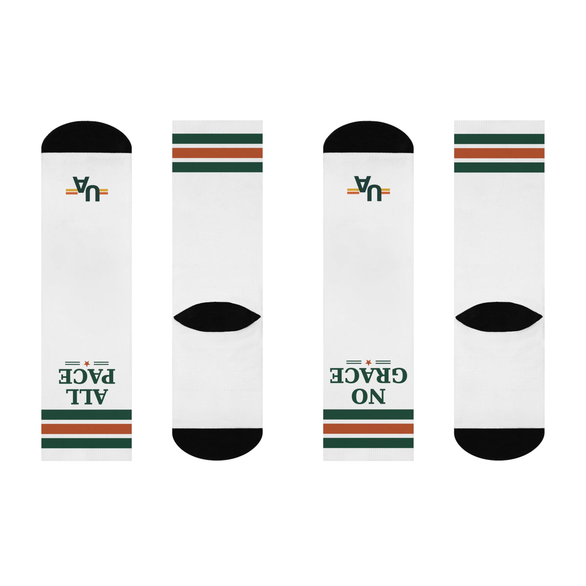 All Pace No Grace Cushioned Crew Socks