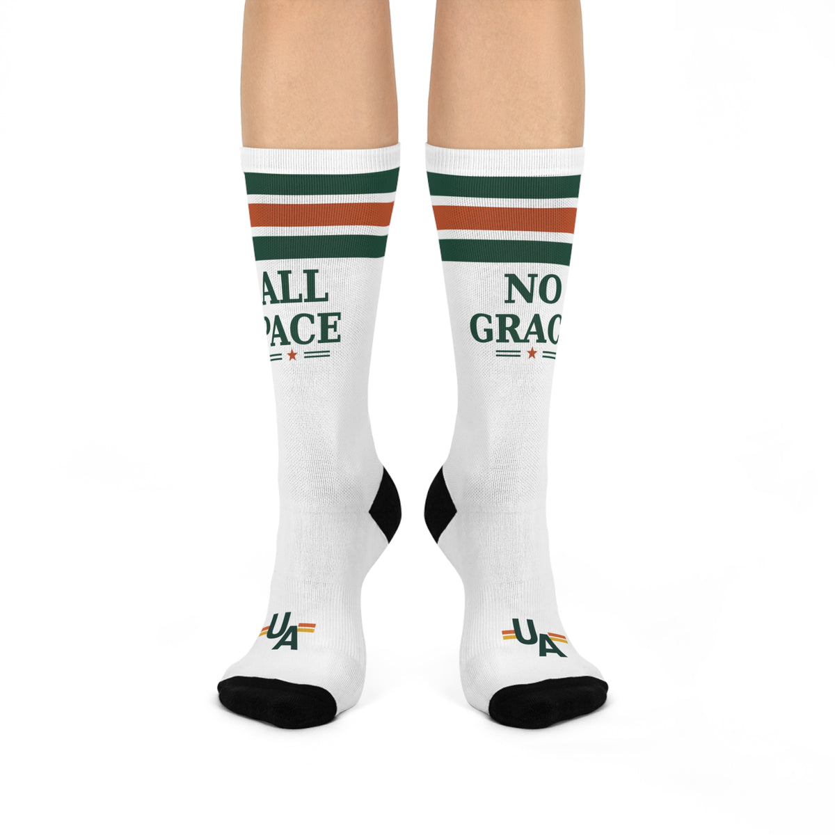 All Pace No Grace Cushioned Crew Socks